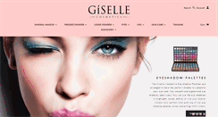 Desktop Screenshot of gisellecosmetics.com